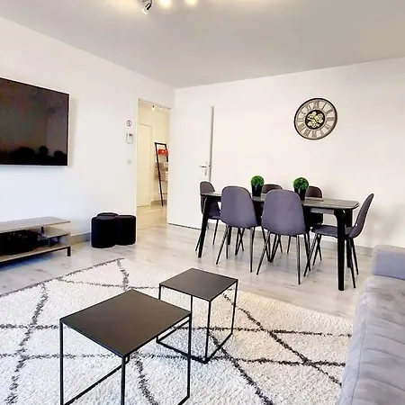 Cosy Home, 2 Chambres, 6 Personnes, 3 Min Gare, Parking Cergy Extérieur photo