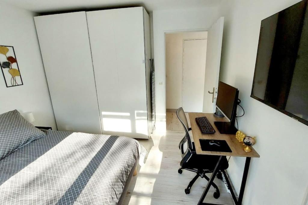 Cosy Home, 2 Chambres, 6 Personnes, 3 Min Gare, Parking Apartment Cergy